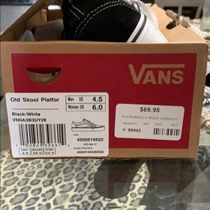 OLD SKOOL PLATFORM VANS